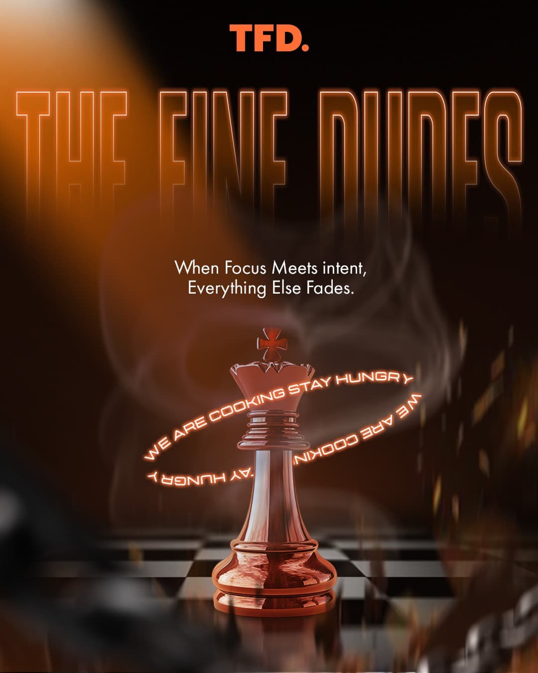 The Fine Dudes chess poster