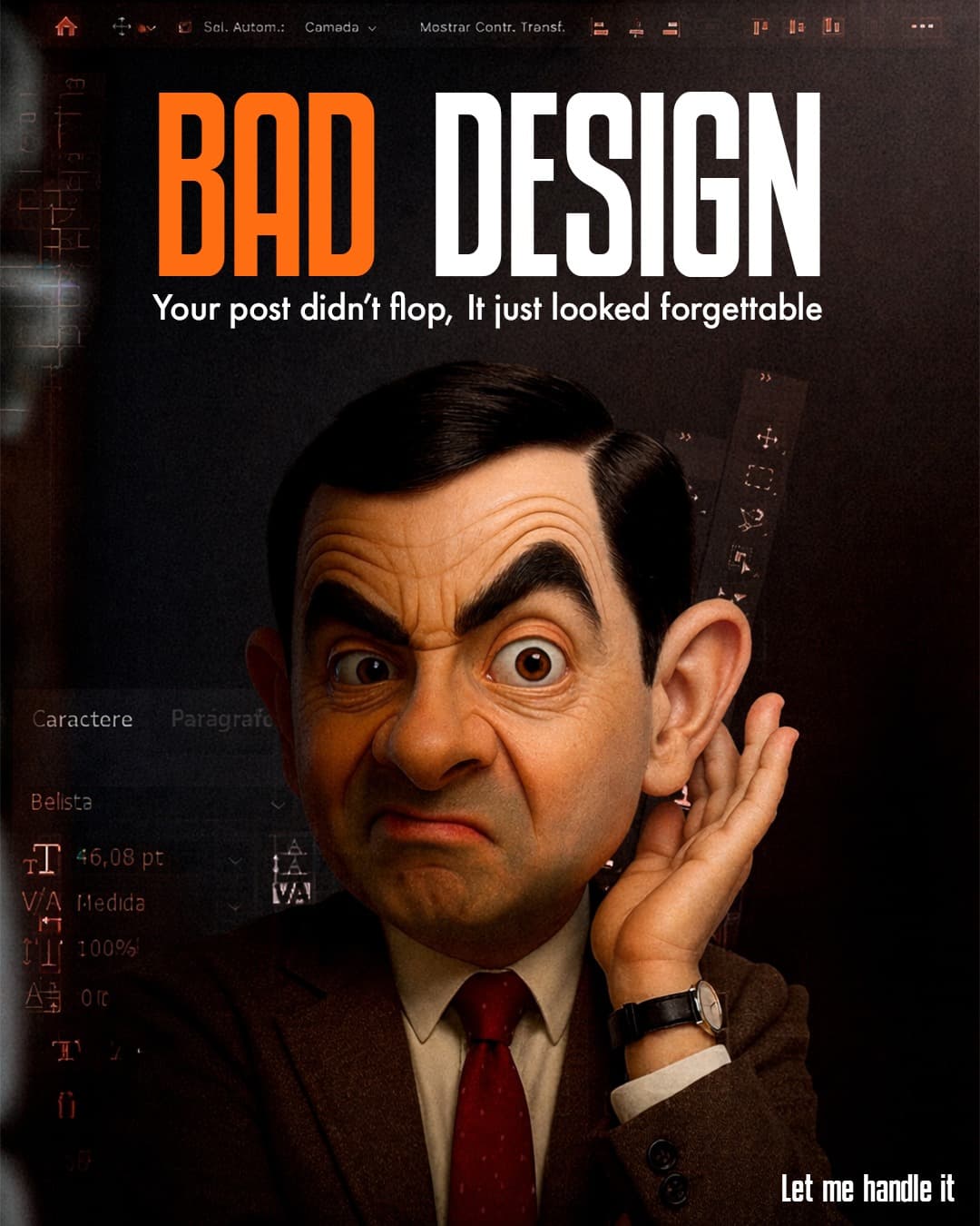 Bad design poster
