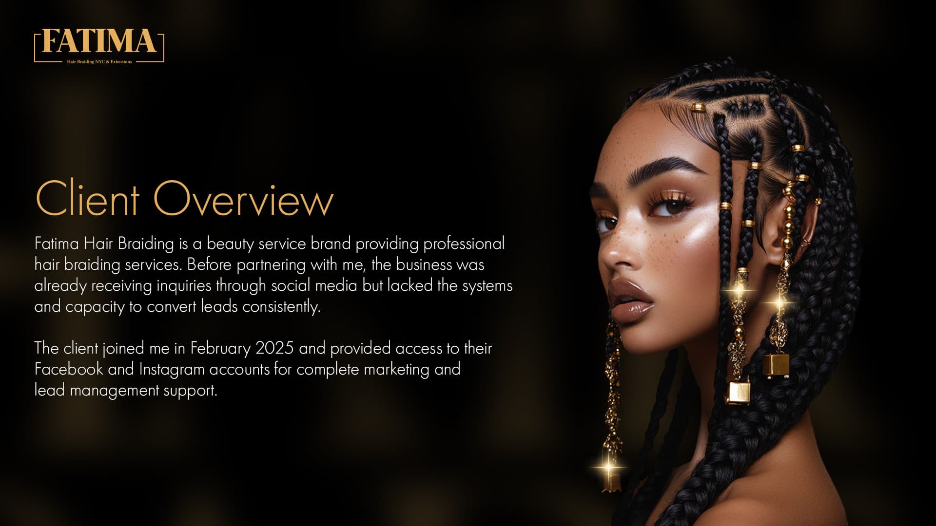 Fatima Hair Braiding client overview