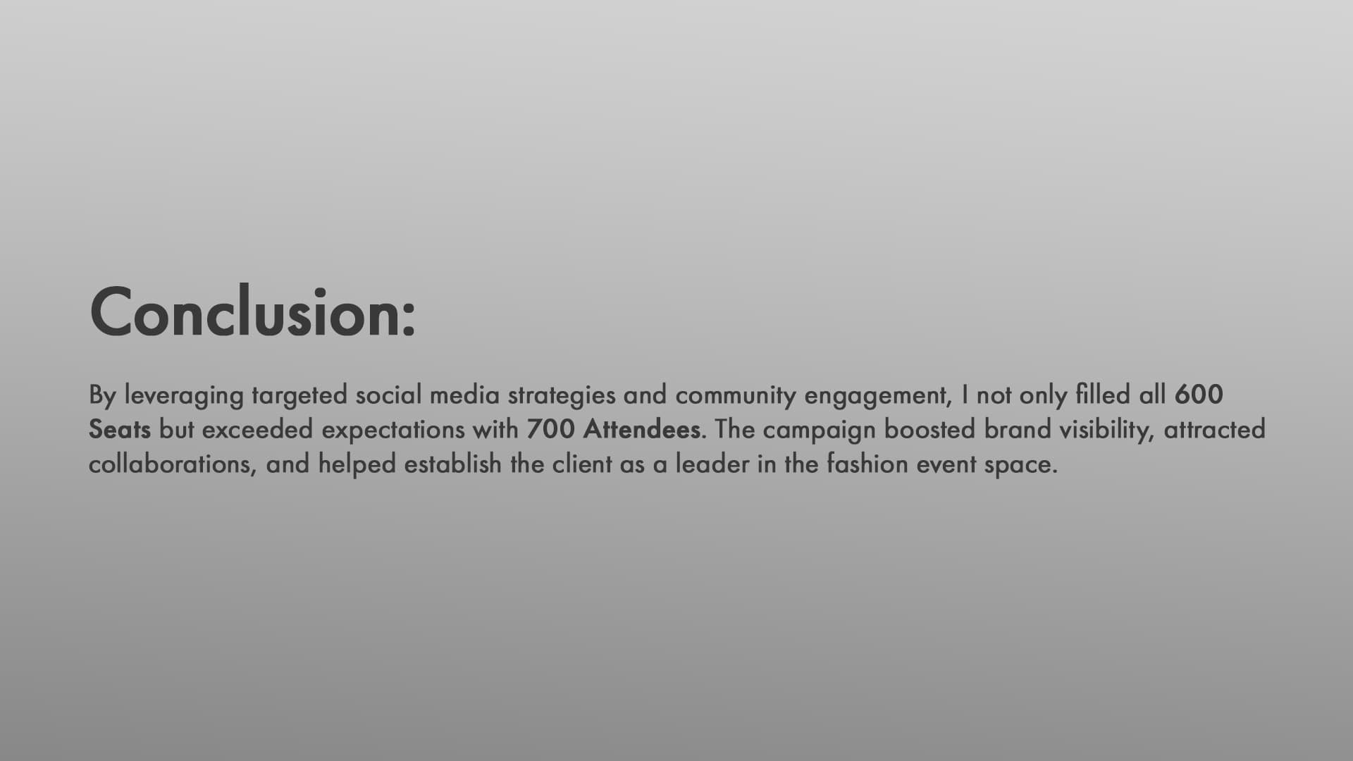 UB Undeniable conclusion