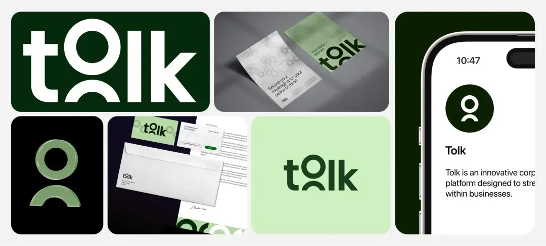 Tolk brand identity design