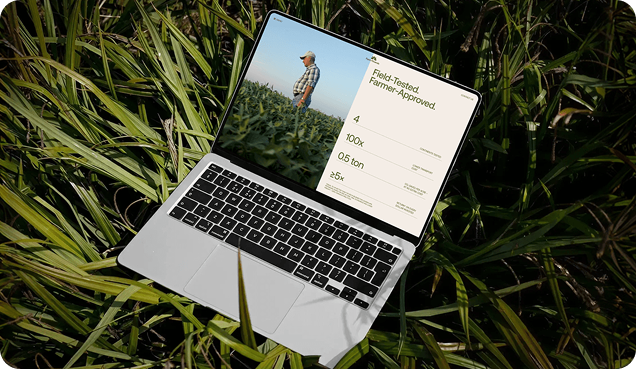 Green Harvest laptop presentation