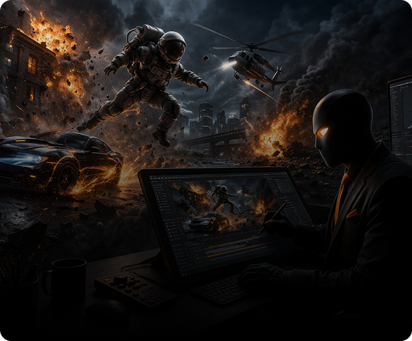 VFX and animation visual